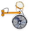 Industrial Dock Light Fan Kit for Heavy-duty Loading