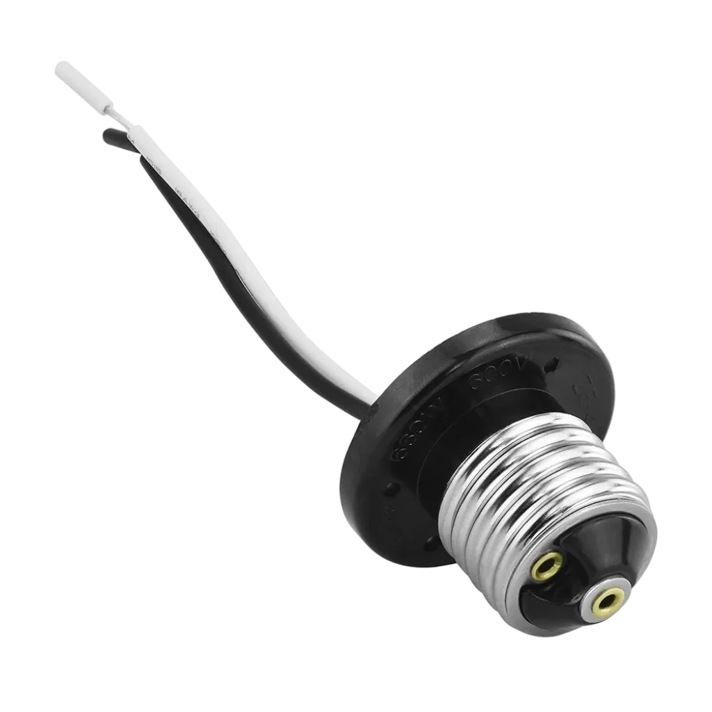 Standard E26 Base Socket for Industrial Lighting Project