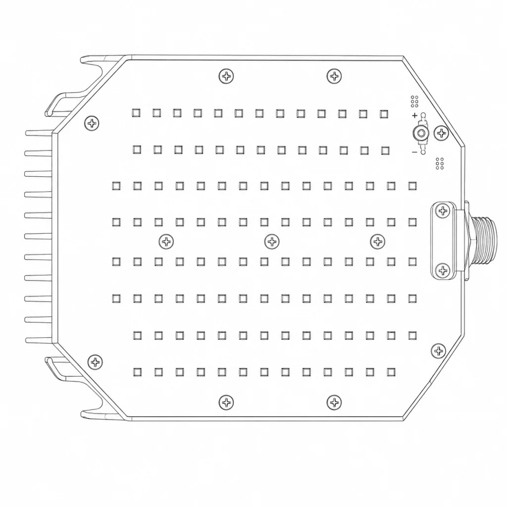 100W 120W 150W Compact LED Retrofit Light Kit for Outdoor Specifications