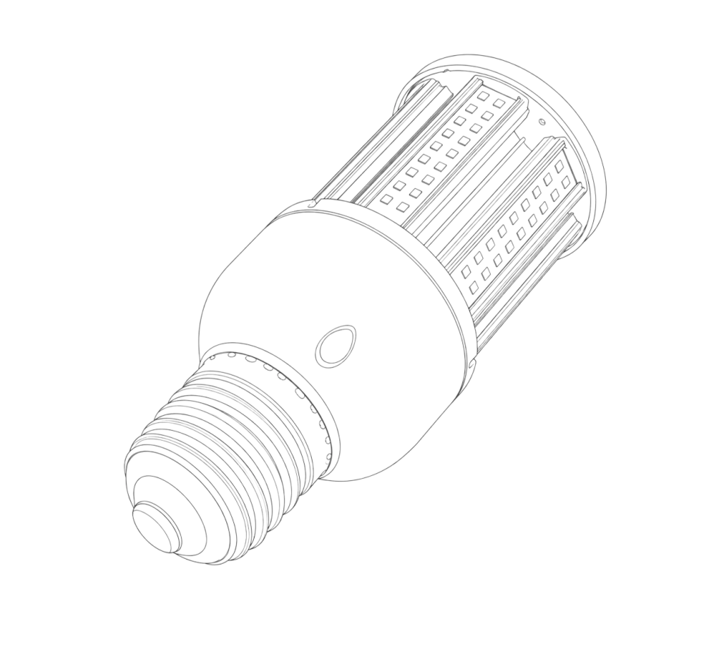 25W IP64 Mini LED Corn Lamps for Outdoor Retrofit Specifications