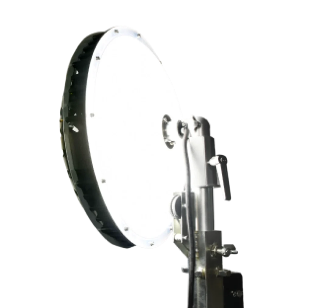 300W Mobile LED Disk Lights with 4M Tripod for Job Sites-1