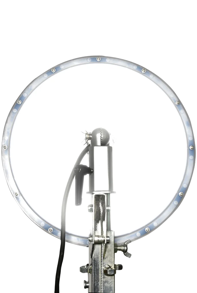 300W Mobile LED Disk Lights with 4M Tripod for Job Sites Specifications-1