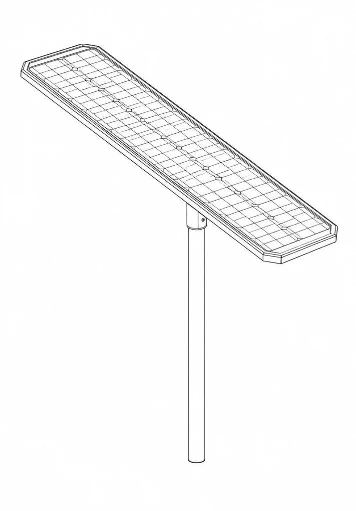 Adjustable All-in-One Solar LED Street Lights Specifications