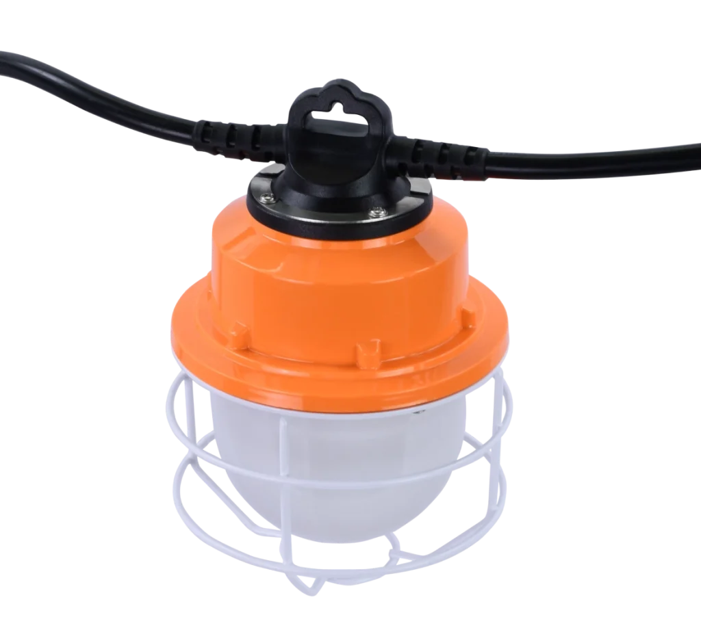 Construction 100 FT String Lights Waterproof for Work Sites