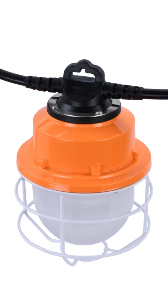 Construction 100 FT String Lights Waterproof for Work Sites Function
