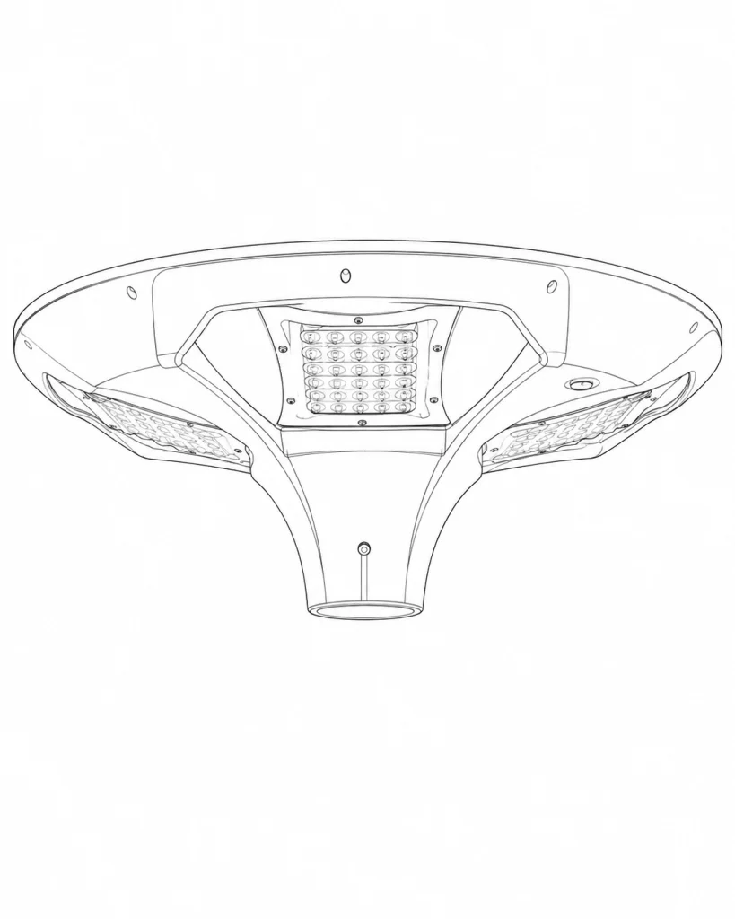 High-Efficiency Solar Powered Parking Lot Lights Specifications
