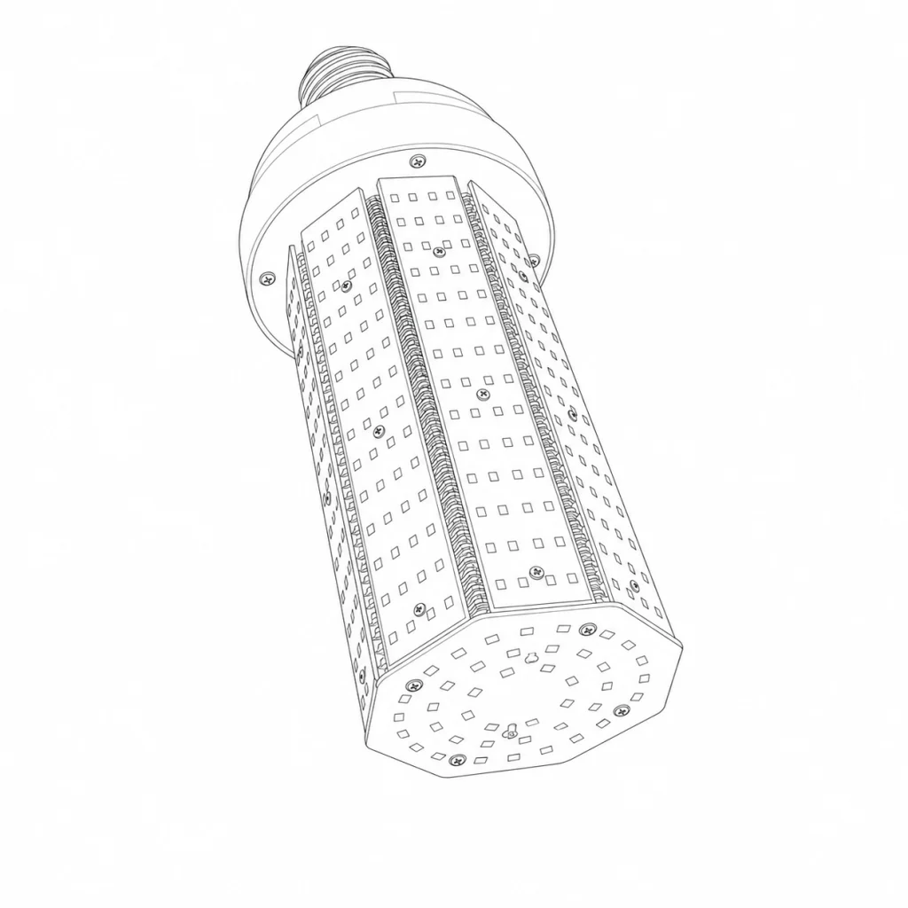 Industrial 80W-120W Corn Lamp for Global Project Supply Specifications