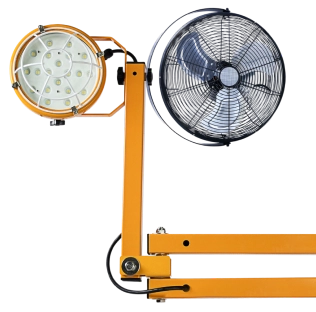 Industrial Dock Light Fan Kit for Heavy-duty Loading-1
