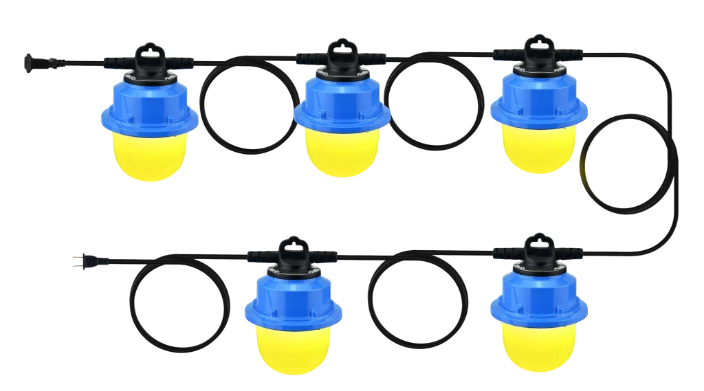 Multi-Color Cage String Lights for Commercial Decor