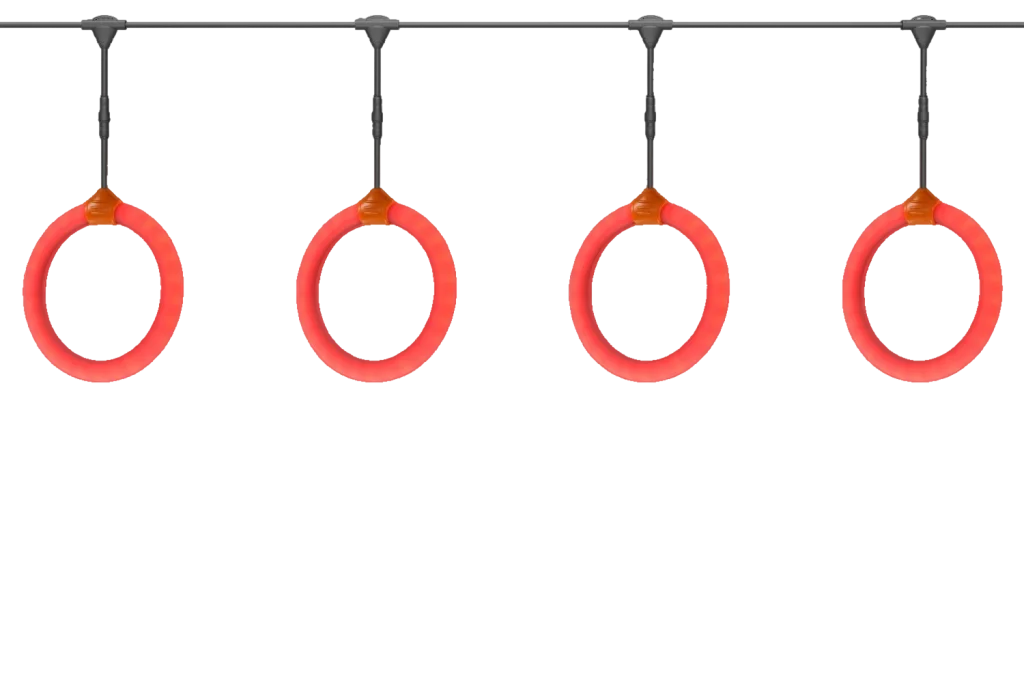 Multi-Color LED Hoop Light String for Commercial Decor