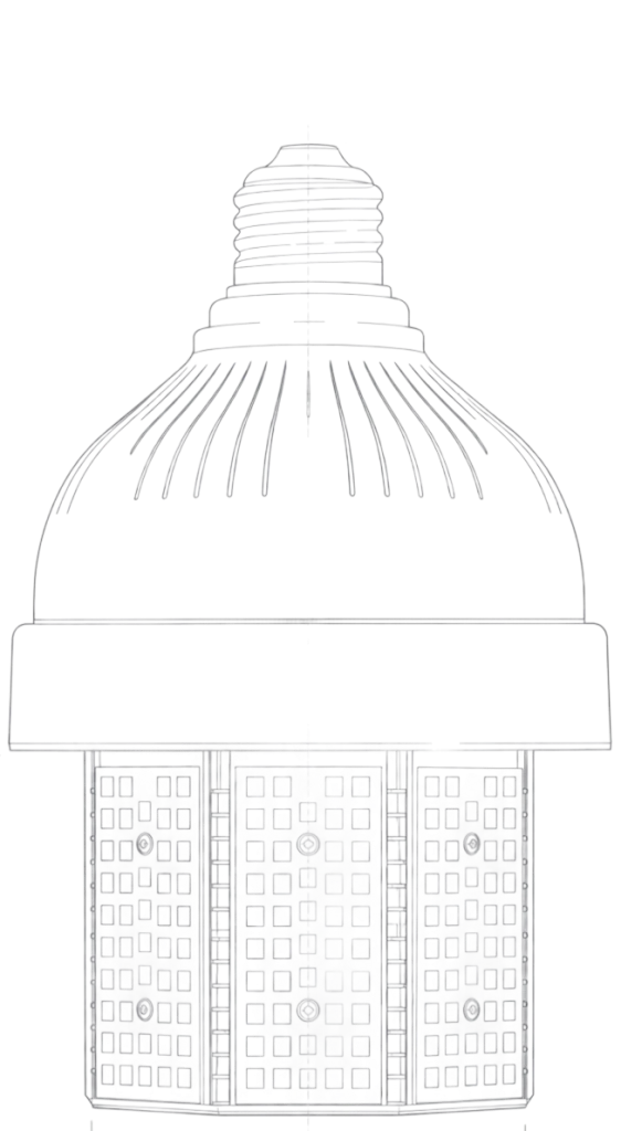 Multi-Voltage 85W Corn Lights LED for Retrofit Projects Specifications
