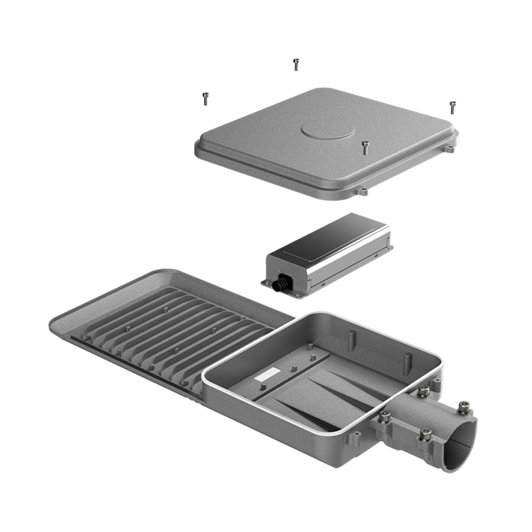 Split Solar Powered Street Lighting for Commercial Use