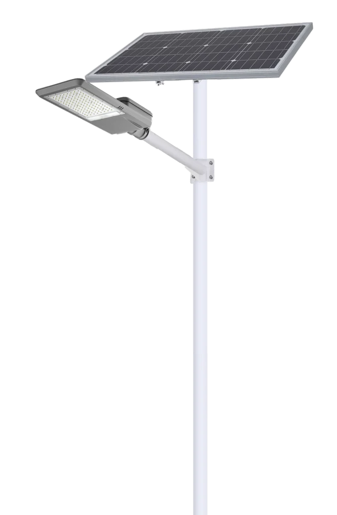 Split Solar Powered Street Lighting for Commercial Use
